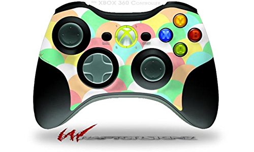 WRAPTORSKINZ מדבקות סגנון תואם לבקר אלחוטי XBOX 360 - Cirlces Multi Light מוברש