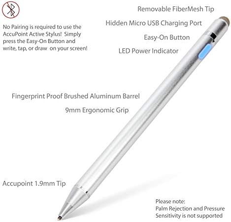 עט עט Boxwave תואם ל- Apple iPhone 13 Mini - Stylus Active Actipoint, Stylus אלקטרוני עם קצה עדין במיוחד