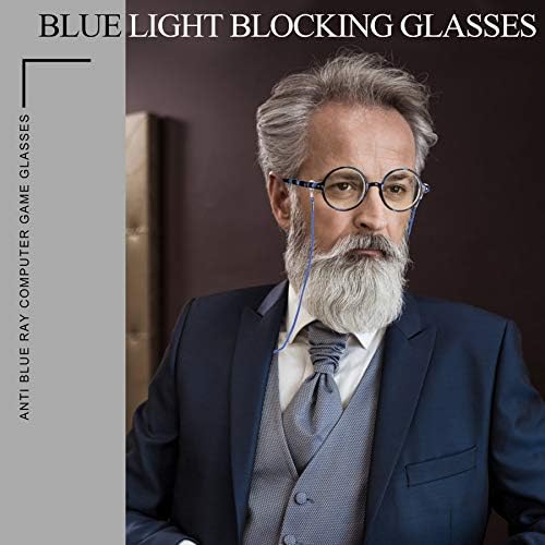 טישוי כחול אור חסימת קריאת משקפיים נשים גברים עגול קוראי מעגלי רמאים