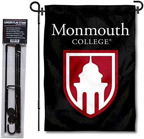 לוגו אקדמי במכללת מונמות ', דגל גן דגל ודגל עמדת מוט ערכת מוט