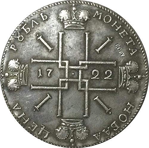 1722 פיטר i מטבעות רוסיה העתק עותק מתנות לאוסף אוסף