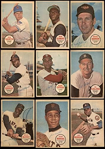 1967 Topps Pin-ups Baseball ליד סט שלם Ex+