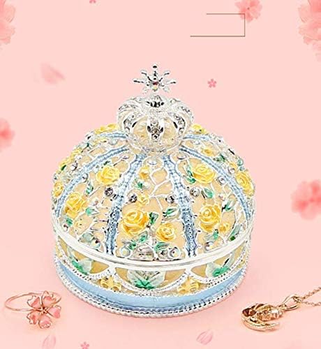 קופסת תכשיטים MKLPO קופסת תכשיטים תכשיטים של הנסיכה הכתר
