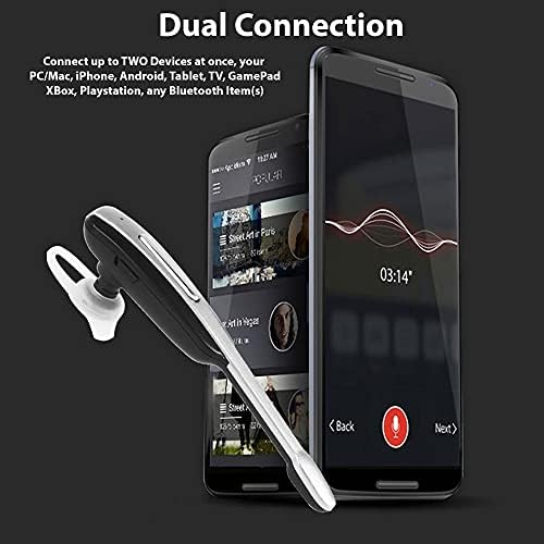 אוזניות Tek Styz התואמות ל- Samsung Galaxy S III Metropcs באוזן Bluetooth רעש אלחוטי