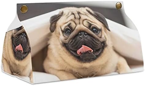 מכסה קופסת רקמות כלבים מחזיק מפית דקורטיבי מתקן נייר למכונית משרדית ביתית