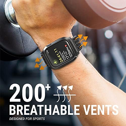 מקרה הגנה פעיל של Catalyst מיועד לסדרת Apple Watch 8/7 45 ממ, Drop Proof 10ft, ECG ו- EKG תואם, הלם