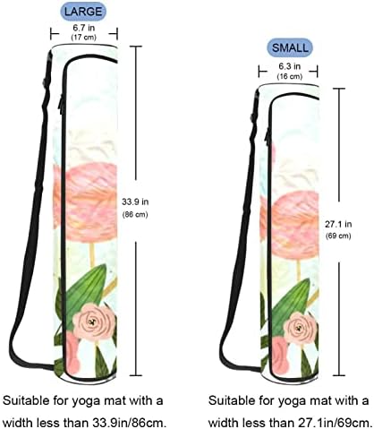 תיק מזרן יוגה של רטגדן, פלמינגו תרגיל מזרן יוגה מנשא מזרן יוגה עם רוכסן מלא תיק נשיאה עם רצועה מתכווננת