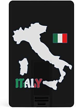 דגל מפה של איטליה כונן פלאש USB כונן אשראי מותאם אישית לכרטיס זיכרון מזיכרון מתנות מפתח USB