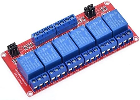 קניד 1 PCS 1 2 4 8 מגן לוח מודול ממסר 5V עם ערוץ 5V עם תמיכה באופטוקפלר