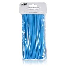 NTE Electronics 47-20606-BL צינורות כיווץ חום, קיר דק, יחס כווץ 2: 1, קוטר 5/16 , אורך 6, כחול