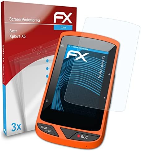 סרט הגנת המסך של Atfolix תואם למגן מסך Acer Xplova X5, סרט מגן אולטרה-ברור FX