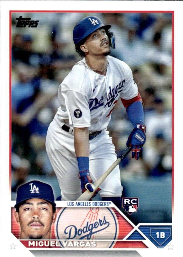 2023 Topps 163 Miguel Vargas NM-MT RC Rookie Dodgers