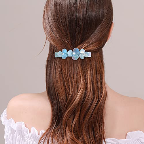ג ' יאונגני קליפ דאסי פרח שיער סיכות קליפים לנשים,דייזי קטן פרחוני סגנון סיכת, דקורטיבי עיצוב שיער קליפים
