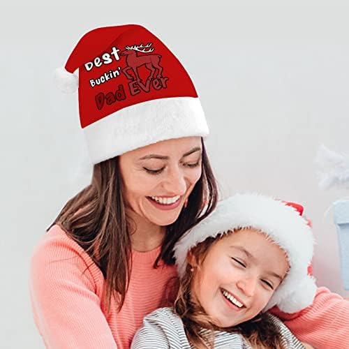 הטוב ביותר באקין אבא אי פעם חג המולד כובע סנטה כובעי חג המולד עץ קישוטי חג דקור מתנות למבוגרים נשים