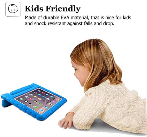 מארז Avawo Kids עבור Apple iPad 2 3 4 - הוכחת הלם קל משקל הידית הניתנת להמרה עמדת ילדים ידידותית ל-