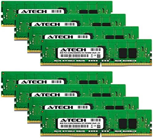 A-Tech 64GB ערכת זיכרון זיכרון זיכרון ל- Supermicro x10DRH-CT-DDR4 2666MHz PC4-21300 ECC רשום RDIMM