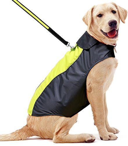 מעיל גשם של כלב עמיד למים עמיד - מעיל גשם של פליס רך כלב חיצוני ז'קט מעילי גשם, מעיל כלב ספורט מעיל
