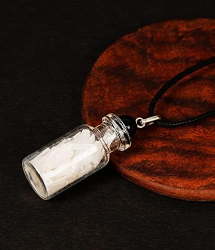 תליון בקבוקי אבן: רייקי אנרגיה אנרגיה גבישים טבעיים, מזל טוב לקסם ריפוי לגברים או לנשים