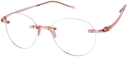 סקוג 'ו ניו יורק ג' לי עגול קריאת משקפיים, במיוחד קל משקל ללא שפה קוראים לנשים וגברים