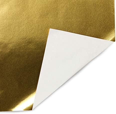 מוצרי Hygloss Metallic נייר נייר נייר מתנה גליל זהב 26 אינץ 'x 25 רגל-54 מר. רגל סך הכל