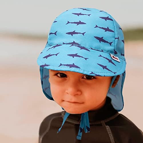 תינוק שמש כובע עד 50 + ריי שמש הגנת תינוקות קיץ לשחות כובע עם צוואר דש פעוט כובעי עבור בני בנות