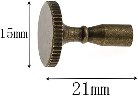 מנורה אצילה אלקטרונית פונה כפתור 2 יחידות פליז עתיקות מפתחות מנורה מנורה לשקע כפתור