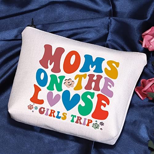 אמהות מתנות למתנות של פופול אמא על תיק איפור הטיול של הילדה הרופפת עם רוכסן לאמהות