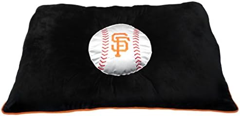 מיטה לחיות מחמד ליגת הבייסבול - לוס אנג 'לס דודג' רס רך & מגבר; מיטת כרית קטיפה נעימה. - מיטת כלב בייסבול.