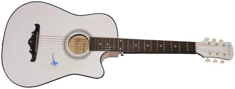 אדם דוריץ חתם על חתימה בגודל מלא גיטרה אקוסטית עם ג 'יימס ספנס אימות ג' יי. אס. איי. קוא - לוויינים,