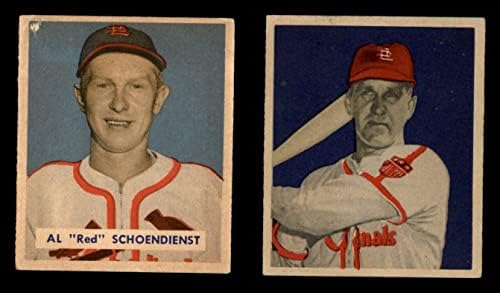 1949 צוות Bowman St. Louis Cardinals Set St. Louis Cardinals