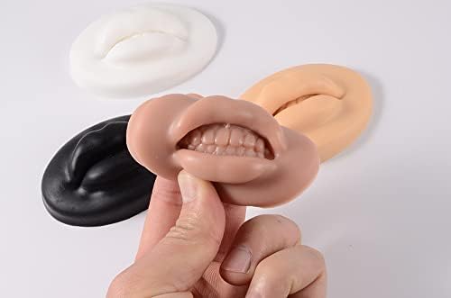 5 יחידות רך סיליקון גמיש 3 תלת ממדי שפתיים דגם עבור שפתיים קעקוע עיסוק שפתון תכשיטי פירסינג דגם