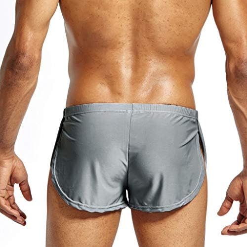 2023 קרח חדש נושם מכנסיים מוצקים משי קצרים תחתונים סקסיים תחתונים תחתונים בוקסר גברים תחתוני גברים גברים