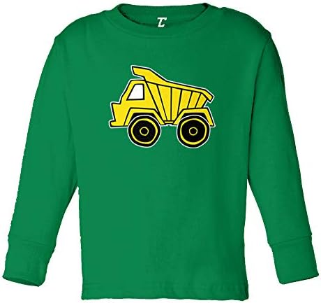 משאית Dump - תעודת עפר בניה/פעוטות גופית כותנה חולצת טריקו