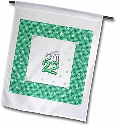 תמונת 3 של 2022 מספרי בלונים, כובע ותעודה, עיצוב כוכבים, ירוק - דגלים
