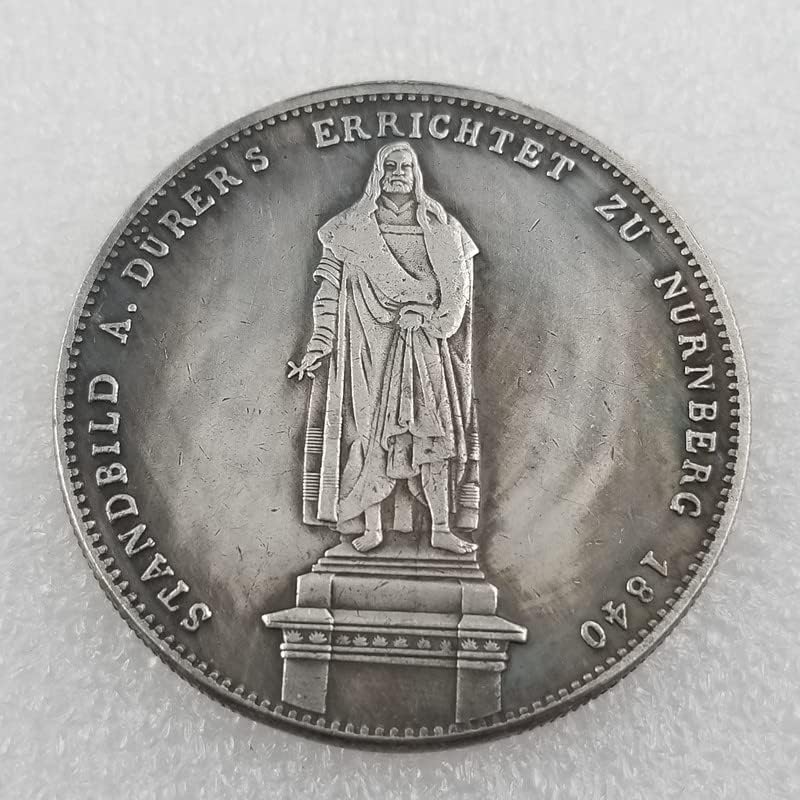מלאכות עתיקות 1840 מטבעות זיכרון זרות אוסף דולר כסף מס '1540