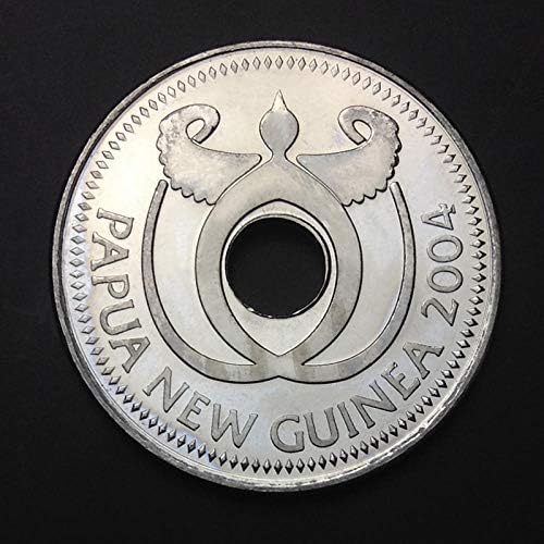 מטבע גינאה החדשה של פפואה 1 קינה מעודנת מטבע חלול מטבע זיכרון KM6