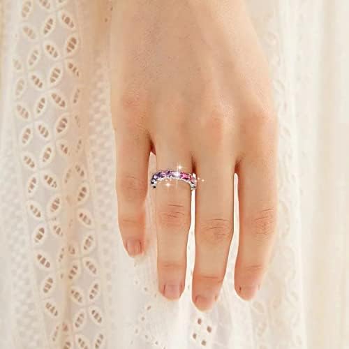 2023 חדש רב צבעוני זירקון נשים של טבעת פשוט תכשיטים פופולרי אביזרי טבעת עם עלה