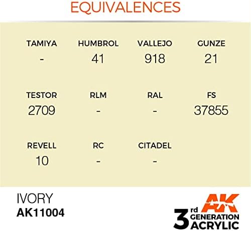 AK Acrylics 3Gen AK11004 שנהב