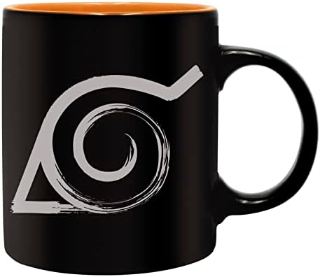 סט מתנות של Abystyle Naruto Shippuden כולל ג'ורנל, ספל תה קפה קרמי ומחזיק מפתחות אנימה מנגה משקה בית