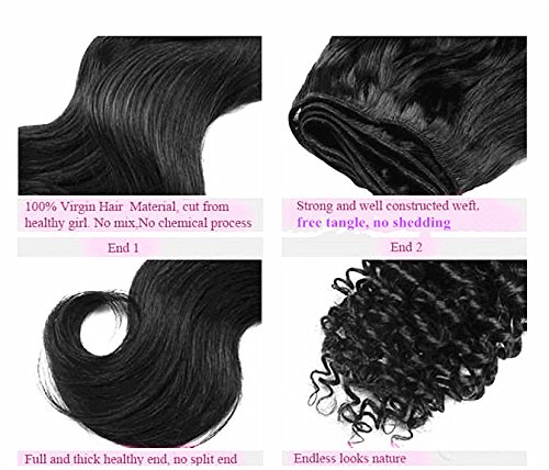 8א שיער ערב 20 ברזילאי לא מעובד רמי גרייס שיער מוצרים שיער טבעי הארכת קינקי מתולתל שיער חבילות 1 יח'