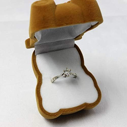 Anncus חמוד קריקטורה דוב חמוד טבעת תכשיטים קופסת תכשיטים שרשרת נישואין שרשרת מתנה תצוגה F20173608