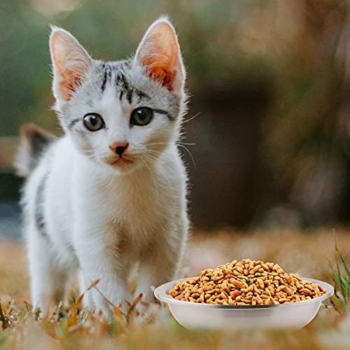 קערות מזון מנות חתול מוריקאבו, מזון לחיות מחמד נירוסטה &מגבר; קערות מים להגדיר עבור כלבים וחתולים,האכלת