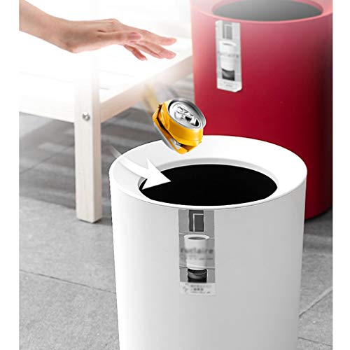 פחי אשפה-בית סלון משרד אמבטיה אשפה פחיות - שכבה כפולה גדול פתיחת עיצוב אשפה יכול פסולת נייר סל מטבח