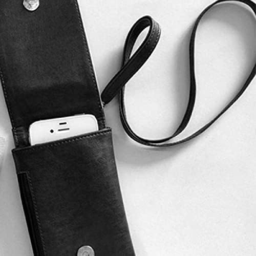 חזה שחור הצגת חיות טלפון ארנק ארנק תליה כיס נייד כיס שחור