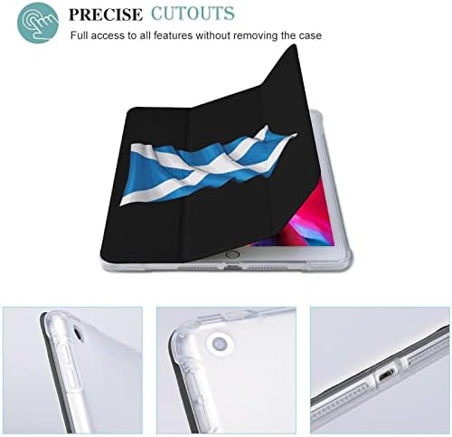 מארז דגל סקוטלנד תואם לשנת 2020 iPad/iPad Air 4/iPad Pro דור 8 & 2021 iPad Pro דור 9 דק דק מעמד כיסוי
