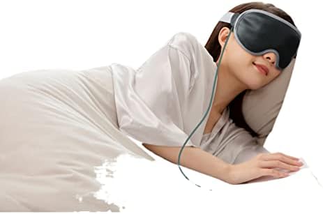 Yiylunneo מסיכת עיניים חכמה מעסה רטט דחיסת כלי עיסוי עיניים עיניים טיפול עייפות להקל על סיוע שינה עיניים