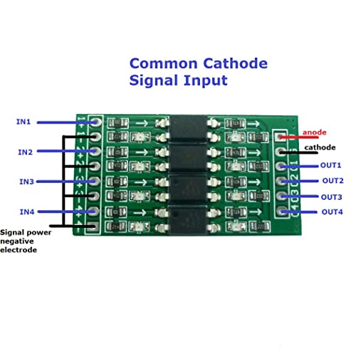 4CH ב 5V OUT 12V מודול המרה ברמת לוגיקה דיגיטלית PNP/NPN ללוח בידוד אופטי NPN עבור Arduino Uno Nano