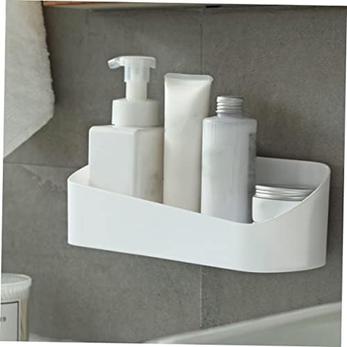 CABILOCK 3PCS HOLDER SHAMPOO SHAMPOO צורת אמבטיה לבנה מתלה גיאומטרי חינם סבון סבון מקלח מקלחת אחסון
