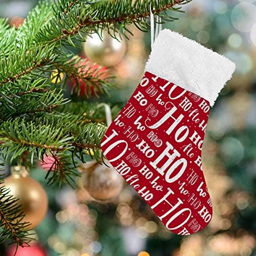 גרבי חג המולד של Alaza סנטה קלאוס צחוק קישוטי גרב קטנים מותאמים אישית לעיצוב המסיבות של עונת החגים המשפחתית