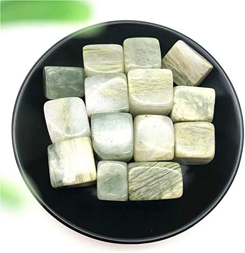 Seewoode AG216 100G תחרה ירוקה טבעית ירקן ירקן קובייה מלוטשת אבני קריסטל ריפוי מתנות אבן חן אבנים טבעיות